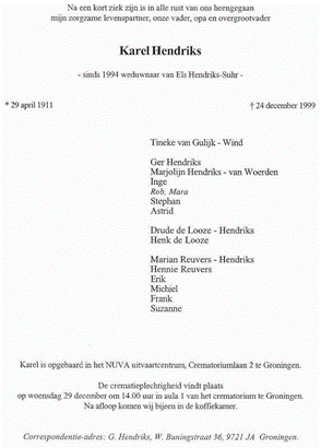 Overl K.Hendriks Jr